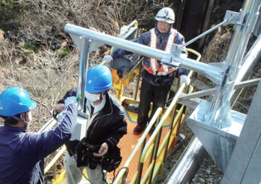 超音波水位計設置工事