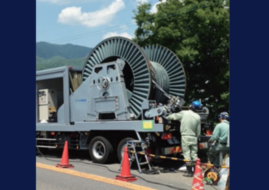 高圧配電ケーブル撤去工事（地中）