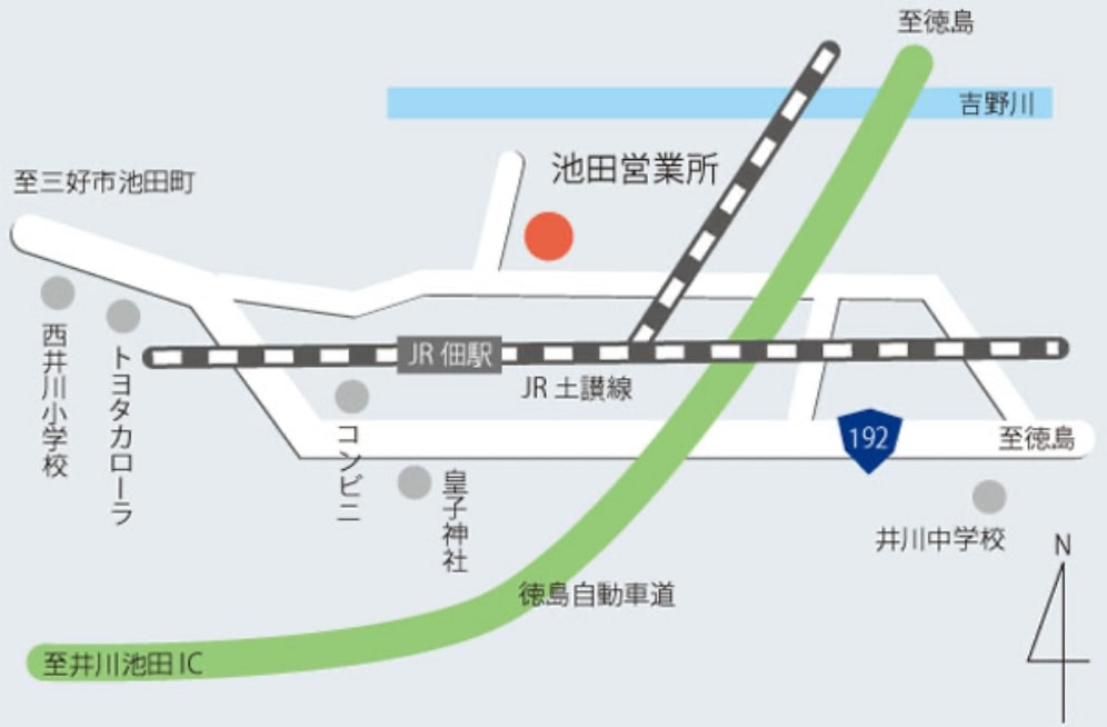 株式会社大日 池田営業所 近隣地図