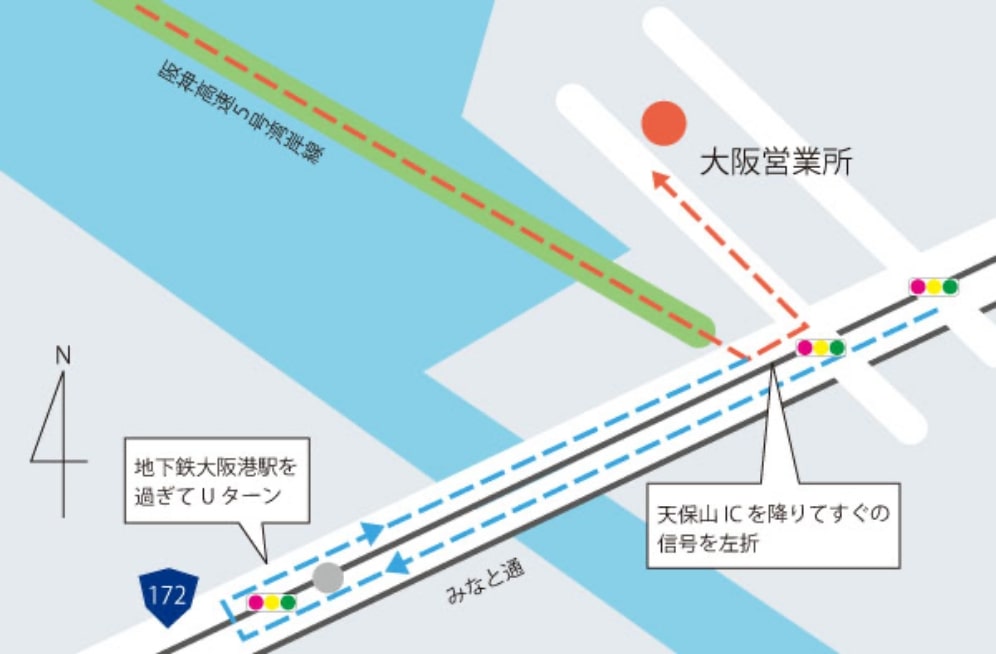 株式会社大日 大阪営業所 近隣地図